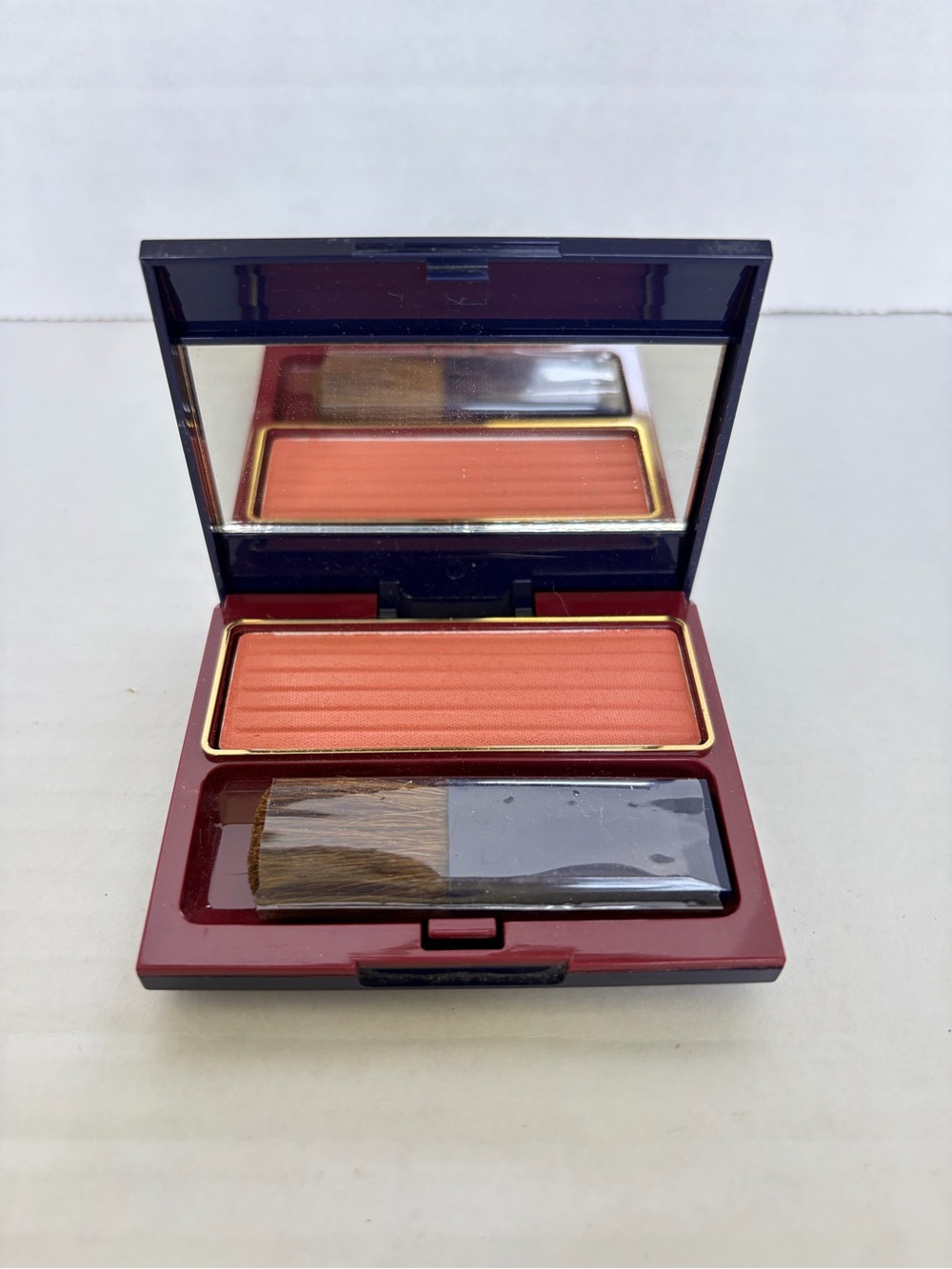 Vintage Discontinued Avon Natural Radiance Powder Blush Sunset Poppy 0.23 oz